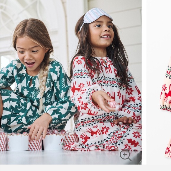 Hanna Andersson Deer Dear Fair Isle Nordic Holiday dress size 150 cm - Picture 10 of 14